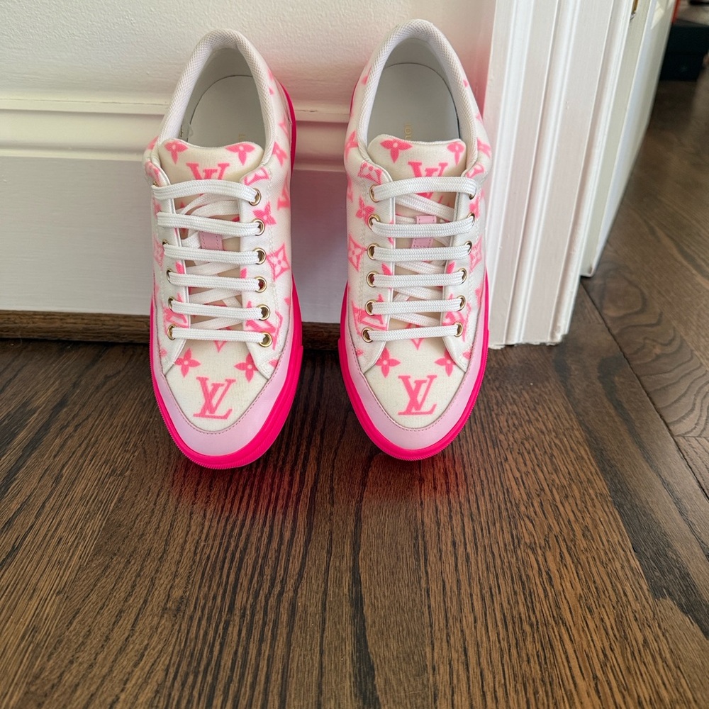 Louis Vuitton Stellar leather trainers - Picture 3 of 11